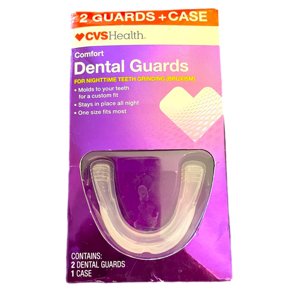 New in box 2 dental Guards + Case. Bruxism (teeth grinding)for sleep